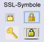 SSL-Verschlüsselungssymbol in der Statusleiste Ihres Browsers